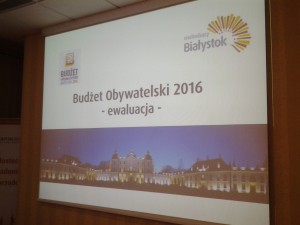 Budżet obywatelski dla Białegostoku – ewaluacja