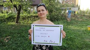 Mgr inż architekt krajobrazu Monika Pietkiel. Piknik sąsiedzki na Włókienniczej - 18.08.2018